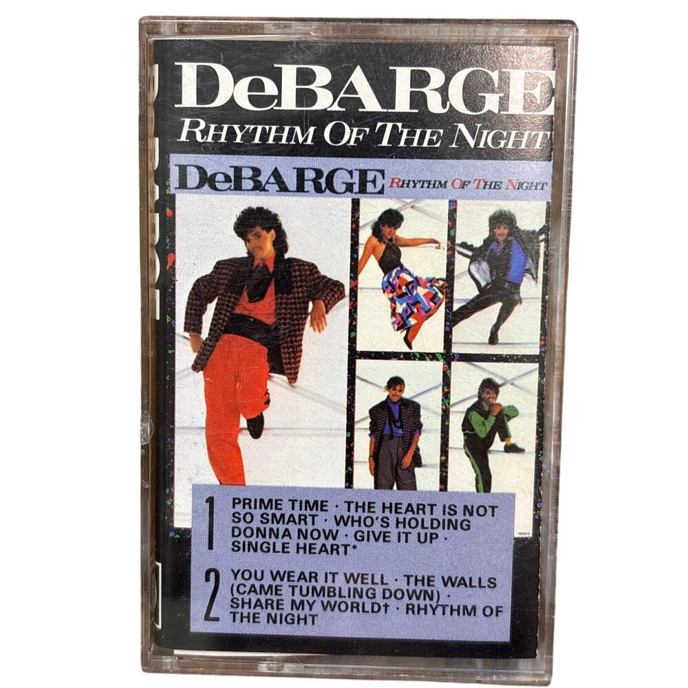 1983 MCA Records DeBARGE - RHYTHM OF THE NIGHT Cassette Tape R&B Soul Motown